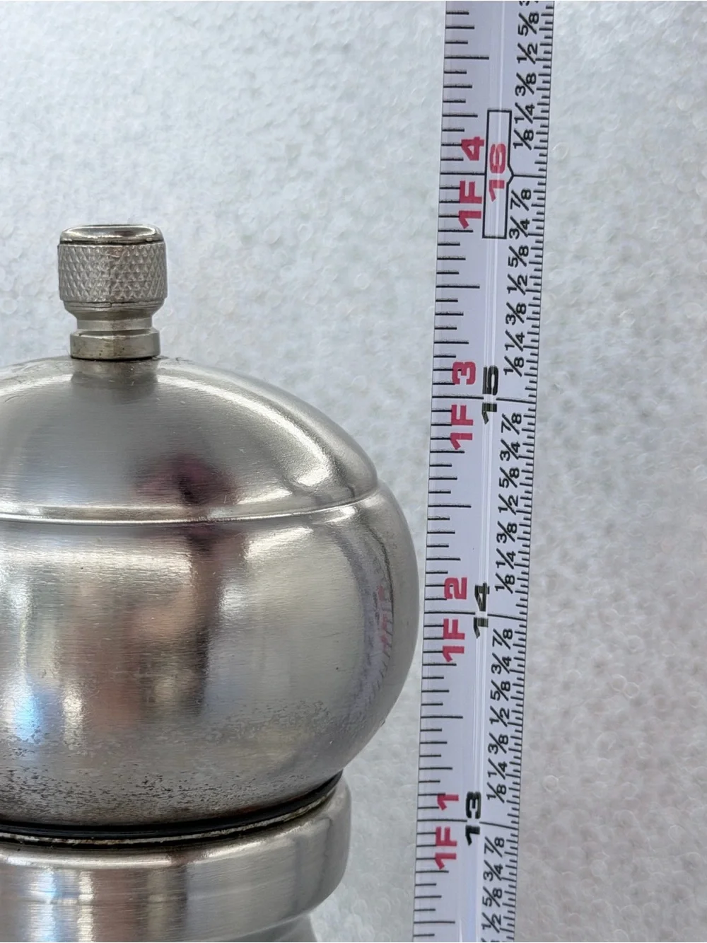 Viking Large Stainless Steel Manual Pepper Mill Grinder 13.5in